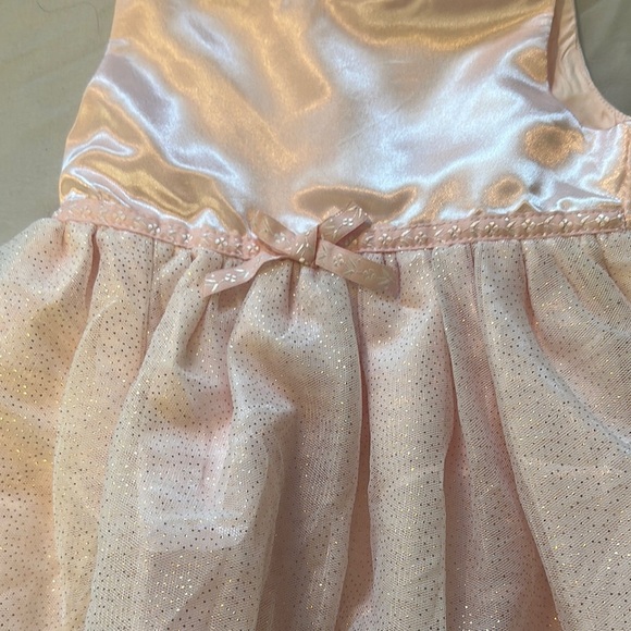 Biscotti - Pink Satin Party Dress - Picture 3 of 6